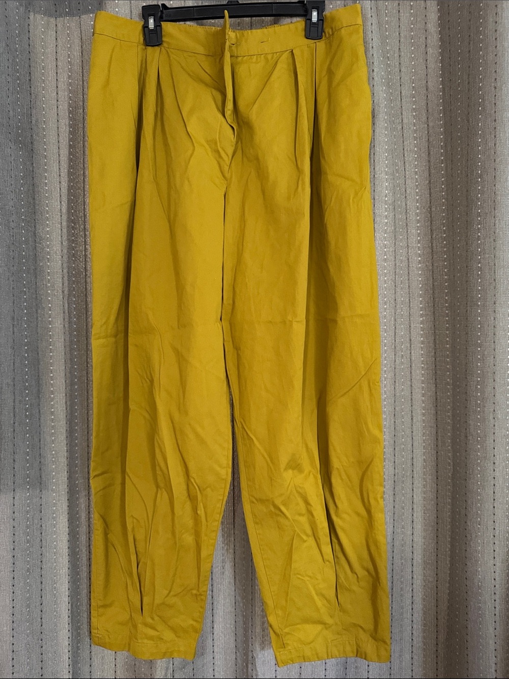 Signed Blake for The Drop Mustard Yellow High-Waist Tapered Pants XXL